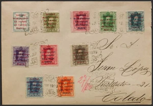 España. Alfonso XIII Correo Certificado. SOBRE 455/64. 1929. Del 1 cts al 50 c - Imagen 1 de 1