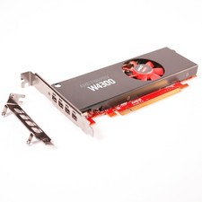 HP AMD FirePro W4300 4GB SFF Low Profile Workstation Graphics Card Quad Monitor