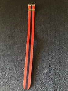 18mm Union 1960s Military Regimental Diver Vintage Watch Band-Gold, M0NI-BAGD - Picture 1 of 6