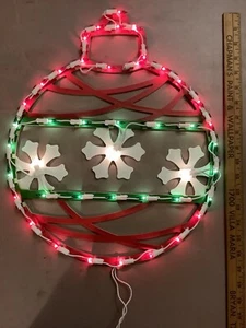 Adorno iluminado para tiempo de vacaciones Luces de Navidad Decoración Ventana - Imagen 1 de 7