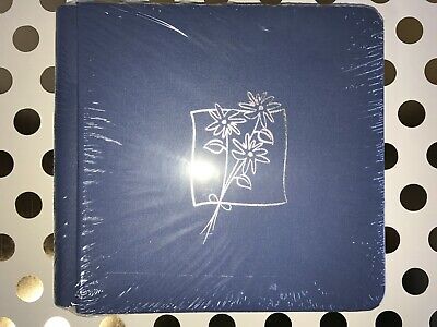 Creative Memories 7x7 Periwinkle Blue Scrapbook Album With Silver Flowers NEW • 20.79€