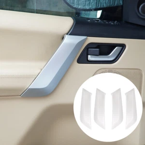 Per Land Rover Freelander 2 2007-15 Maniglia Porta Interna Copertura ABS Argento 4 pezzi - Foto 1 di 12