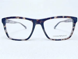 NEW Emporio Armani EA3138 5703 Mens Matte Grey Square Eyeglasses Frames 55/18 - Picture 1 of 6