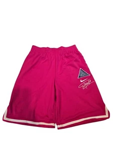 Nike Kids Dri-FIT Basketball Shorts Pink Mesh Elastic Waist Lightweight Sz XL - Picture 1 of 8