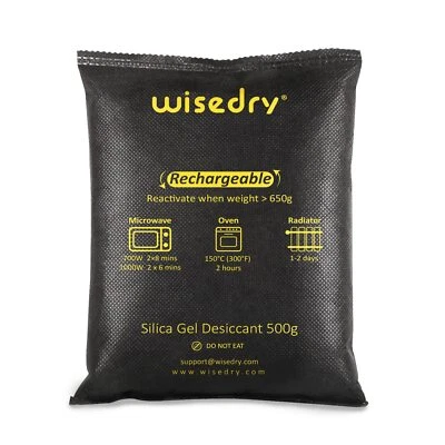 2 x 500 Gram 2.2 lbs Rechargeable Silica Gel Car Dehumidifier Microwave Fast ... - Image 1 of 4
