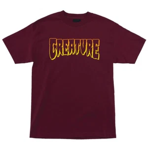 Creature T-Shirt Logo Bordeaux - Bild 1 von 2