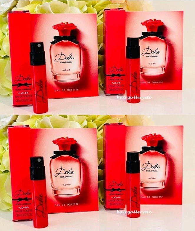 4 muestras de perfume de mujer Dolce&Gabbana Dolce Rose EDT 0,8 ml original fresco Foto 1 de 1