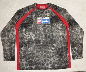 PELAGIC VaporTek Mens XXL Performance Offshort Gear Mahi Fish Print Long Sleeve - Picture 1 of 5