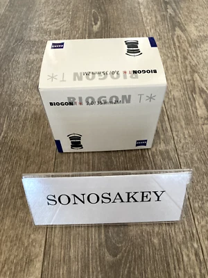 Carl Zeiss BIOGON T* 35mm F2 ZM Lens for Leica M mount Black w/Box 【NEW】 - Image 1 of 4