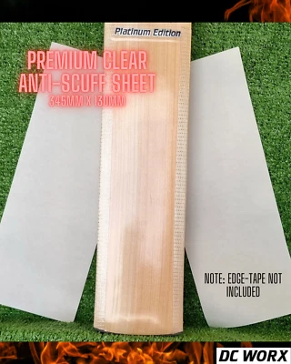 2, 5 & 10 Pack - DC Worx Cricket Bat Anti-scuff Sheets - Premium Quality - image 1 of 3