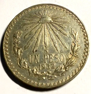 Elfe Mexiko 1 Peso 1932 25t075 - Bild 1 von 2