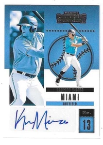 2020 PANINI-CONTENDERS KAMERON MISNER CONTENDERS AUTO #CA-KM MIAMI MARLINS - Bild 1 von 2