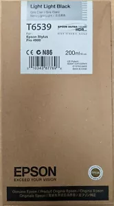 Epson T6539 Cartuccia Nero Chiaro - 200 ml (per Epson Stylus Pro 4900) - Foto 1 di 1
