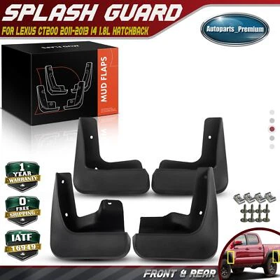 Para Lexus CT200H 2011 2012 2013 Novos Protetores de Lama Hatchback 4 Peças - Imagem 1 de 4