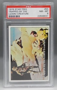 1976 vintage Topps STAR TREK trading card #55 KIRK vs GORN tos PSA 8 Rare !!! - Picture 1 of 3