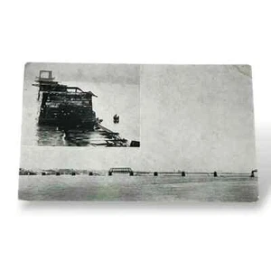 Postal Belle Isle Bridge Fire 27 de abril de 1915 Detroit Michigan C398 - Imagen 1 de 2