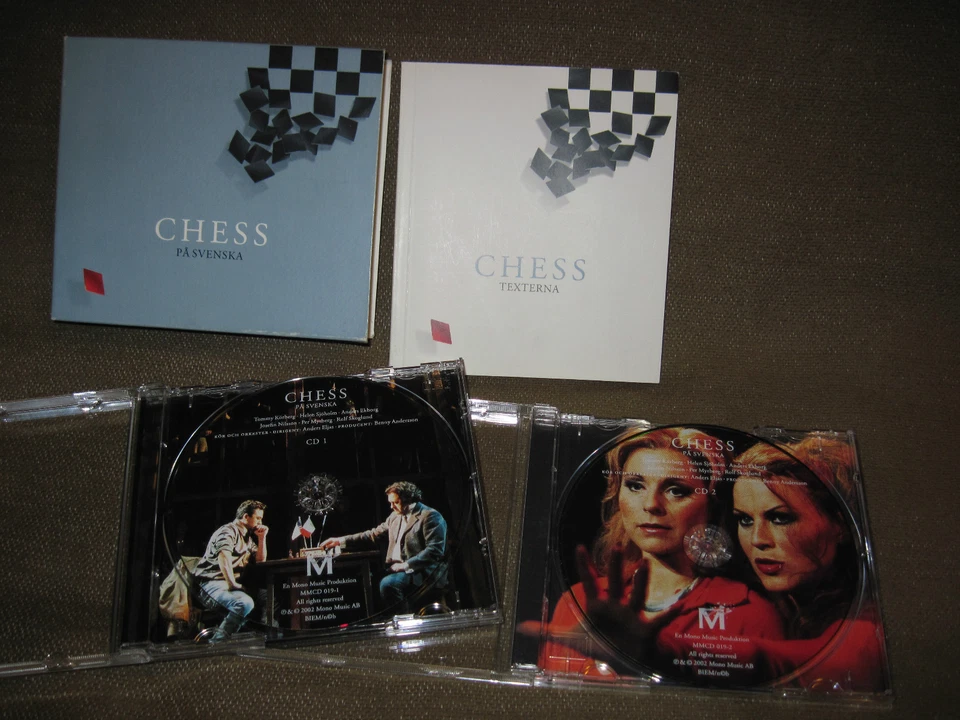 Musical CHESS På Svenska Original 2002 Swedish Version Rice Andersson Ulvaeus - Bild 1 von 1