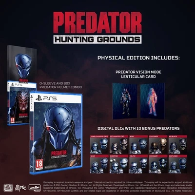 PREDATOR HUNTING GROUNDS PS5 GIOCO ITALIANO MULTIGIOCATORE COPERTINA ITALIANA - Immagine 1 di 4