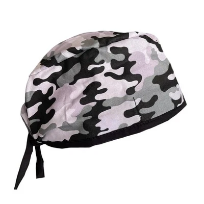 Gorra Médica Militar Negra Blanca y Gris Camuflada Foto 1 de 3