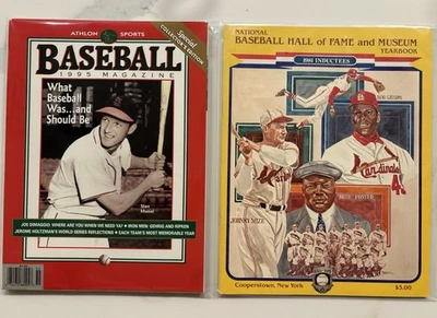 Revista 2 Cardinals, Stan Musial 1995 Athon Baseball y 1981 edición HOF, B Gibson Foto 1 de 4
