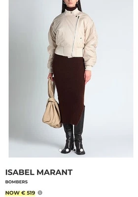 Isabel Marant Kingsley Puffer Cropped Jacket - Imagem 1 de 4