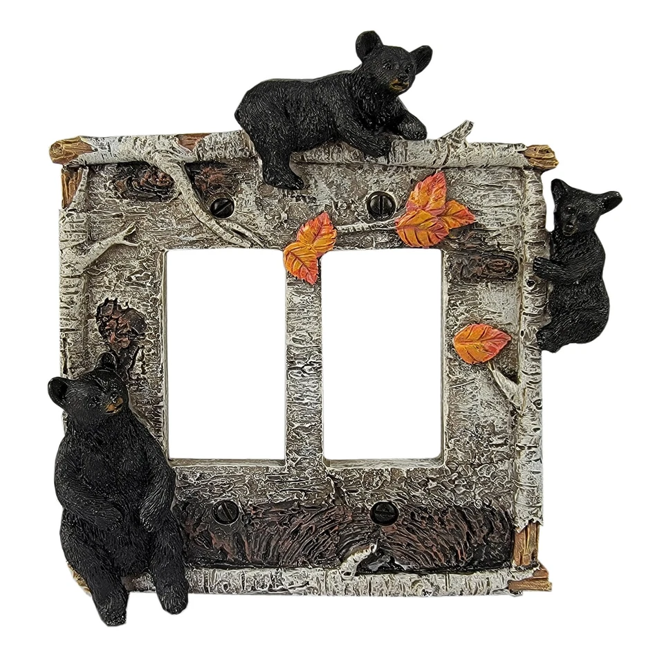 Rivers Edge Products Decora Switch Plate Cover, placa de parede Double Gang com - Imagem 1 de 1