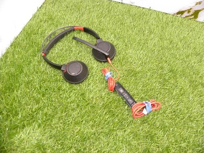 Poly Blackwire C5220T Wired Headset Flexible NoiseCanceling Boom Mic USB #Y2 - Image 1 of 4