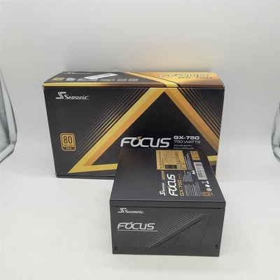 Seasonic Focus GX-750-750W - 80+ Oro - Completamente Modulare *NO CAVI* - Immagine 1 di 4