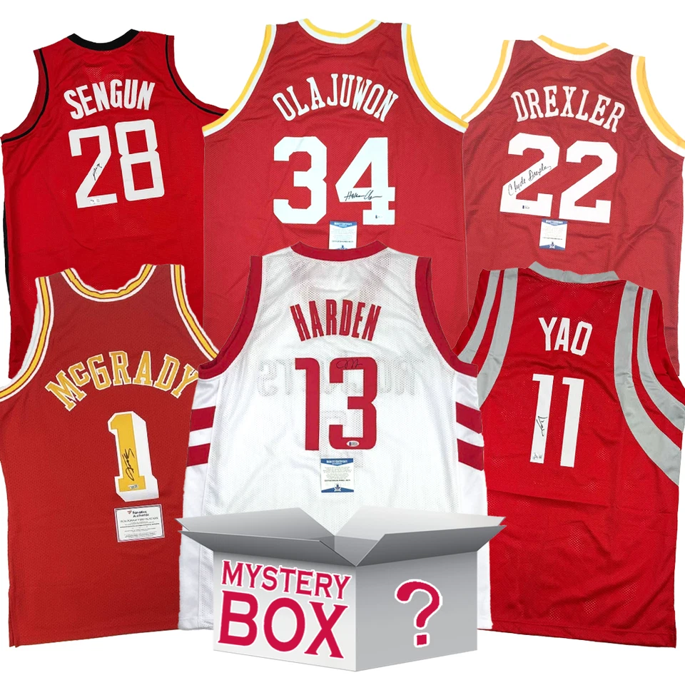 Autographed/Signed Houston Basketball Jersey Mystery Box PSA JSA or Beckett COA - Image 1 of 1