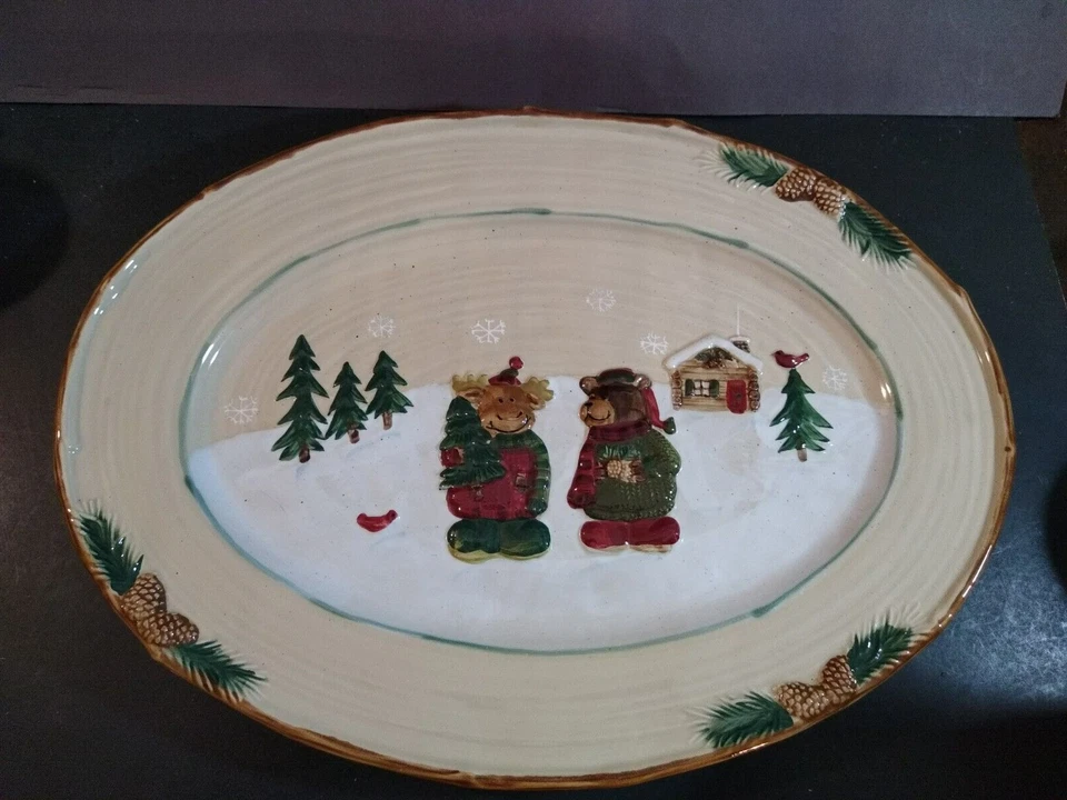 St Nicholas Square 18" Serving Platter - Image 1 of 4