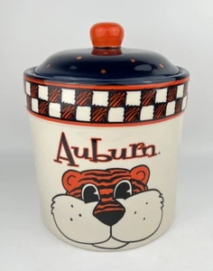 Gameday Cookie Jar Auburn Tigers Aubie Ceramic Memory Company Box Licensed Rare - Picture 1 of 15