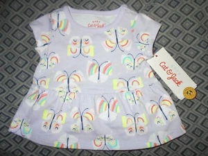 Cat & Jack Girls NB Butterfly Dress - Picture 1 of 1