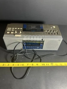 Vintage GE Alarm Clock Radio AM/FM Cassette Recorder Digital Mod# 7-4965A  WORKS - Picture 1 of 9