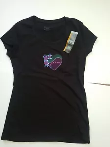 Women's Clothing Personalized Shirt Size M Black Embroidery machine - Picture 1 of 4