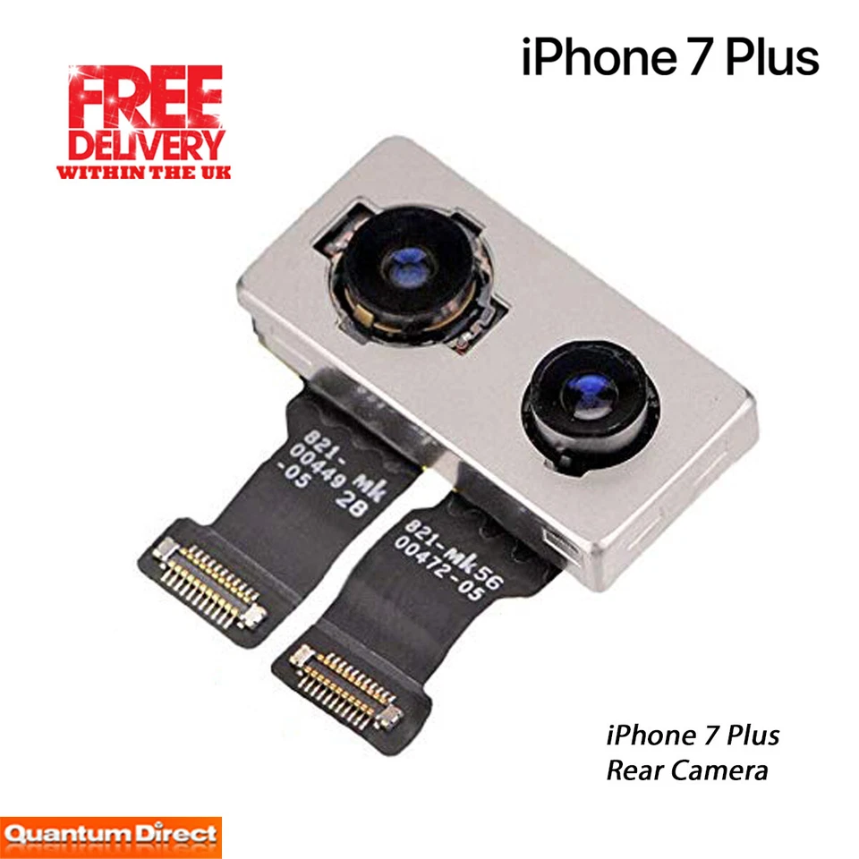 iPhone 7 Plus OEM Replacement Dual 12MP Rear Back Camera Wide Angle Telephoto - Image 1 of 1
