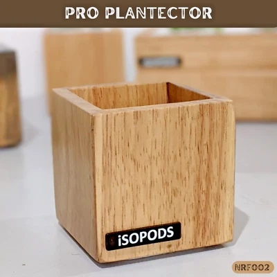 WOODEN GARDEN HERB PLANTER BOX TROUGH POT SUCCULENT / CACTUS PLANT BED NRF002 - Image 1 of 4