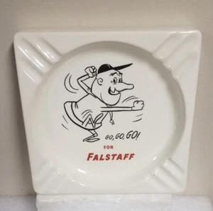 Falstaff Beer Advertising Large Ashtray Go Go Go! - Picture 1 of 5