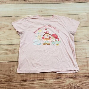Camisa Strawberry Shortcake para mujer grande rosa blanca manga corta talla grande damas* - Imagen 1 de 11