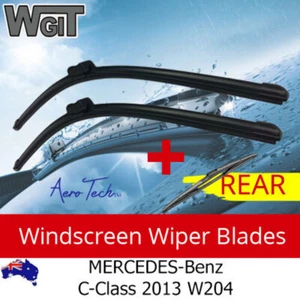 Wiper Blades Kit Front Rear For for MERCEDES-Benz C-Class 2012 - 2014 W204 - 3 B - Picture 1 of 3