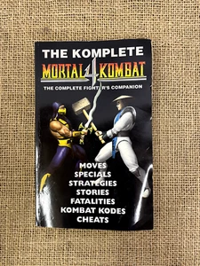 VINTAGE THE KOMPLETE MORTAL KOMBAT 4 FIGHTERS COMPANION BOOK COLLECTIBLE GAMING - Picture 1 of 5