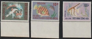 1971 South Vietnam Stamps Various Fishing Industry Sc # 402-404 MNH - Picture 1 of 2
