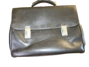 Prada ~ Men's Leather Briefcase Laptop Case ~ free shipping - Picture 1 of 17