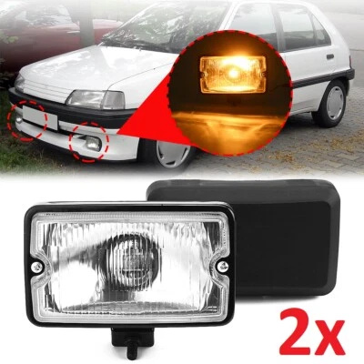 Пара светодиодных передних противотуманных фар дневного света для PEUGEOT 205 GTI CTI 106 306 - Изображение 1 из 4