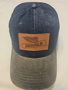 Cappello berretto fattoria camionista classico blu navy Dekalb Seed Corn - Foto 1 di 6