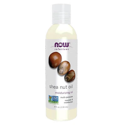 Aceite de nuez de karité NOW - 4 fl oz, para piel y cabello, hidratante y nutritivo, puro Foto 1 de 4