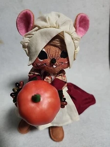 Annalee Dolls Thanksgiving 6" Fall Pilgrim Pumpkin Girl Mouse 361021 - 2021 NWT - Picture 1 of 4