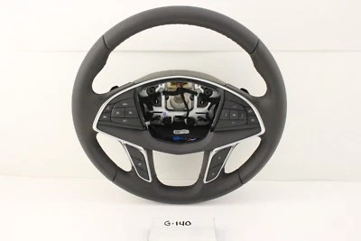 New GM OEM Leather Steering Wheel Cadillac XT5 2017-2021 Black Heated 23471837 - Image 1 of 3