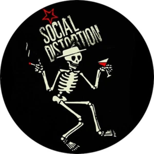 Imán/Magnet Social Distortion Logo . punk rock and roll mike ness - Imagen 1 de 2