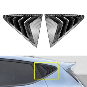 Rear Window Louver Shutter Cover Trim For Ford Fiesta MK8 2018-2024 - Picture 1 of 8