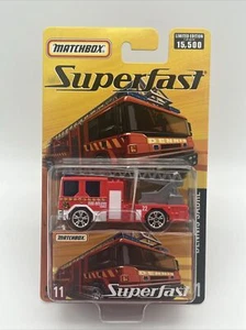 Matchbox 2005 Superfast #11 Dennis Sabre Ladder Truck Limited Edition 1/15,500 - Picture 1 of 6